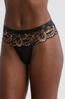 Lace and Mesh Underwire Babydoll w/Thong